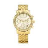 Michael Kors Runway Chronograph Gold Dial Gold Steel Strap Watch For Women - MK5698 Buy Now By Michael Kors