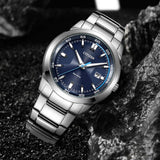 Citizen Eco Drive Blue Dial Silver Stainless Steel Watch For Men - BM7140-54L Buy Now By Citizen