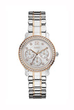 Guess Enchanting Diamonds Silver Dial Two Tone Steel Strap Watch for Women - W0305L3 Buy Now By Guess