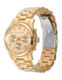 Michael Kors Runway Chronograph Gold Dial Gold Steel Strap Watch For Women - MK7323 Buy Now By Michael Kors