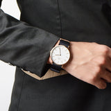 Daniel Wellington Classic Cornwall White Dial Black Nylon Strap Watch For Men - DW00100257 Buy Now By Daniel Wellington