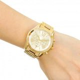 Michael Kors Bradshaw Gold Dial Gold Steel Strap Watch for Women - MK5605 Buy Now By Michael Kors