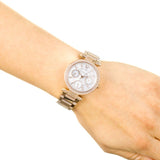 Michael Kors Parker White Dial Rose Gold Steel Strap Watch for Women - MK5616 Buy Now By Michael Kors