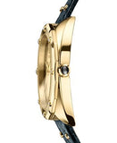 Versace Shadov Gold Dial Green Leather Strap Watch For Women - VEBM01018 Buy Now By Versace