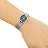 Calvin Klein Minimal Grey Dial Silver Mesh Bracelet Watch for Women - K3M2312X Buy Now By Calvin Klein