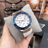 Guess Jet Setter White Dial White Rubber Strap Watch for Women - W0564L1 Buy Now By Guess