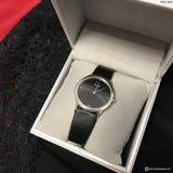 Calvin Klein Minimal Black Dial Black Leather Strap Watch for Men - K3M221CS Buy Now By Calvin Klein