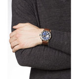 Tommy Hilfiger Sport Multifunction Blue Dial Brown Leather Strap Watch for Men - 1791137 Buy Now By Tommy Hilfiger
