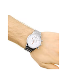 Calvin Klein City Chronograph White Dial Silver Steel Strap Watch for Men - K2G271Z6 Buy Now By Calvin Klein