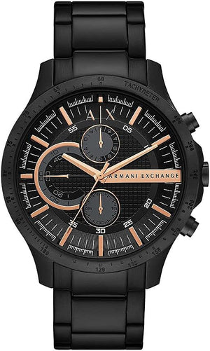 Armani Exchange Chronograph Black Dial Black Steel Strap Watch For Men - AX2429 Buy Now By Armani Exchange