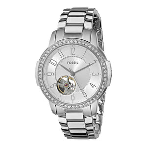 Fossil Architect Automatic Silver Dial Silver Steel Strap Watch for Women - ME3057 Buy Now By Fossil