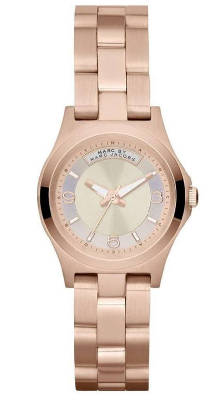 Marc Jacobs Baby Dave Rose Gold Dial Rose Gold Steel Strap Watch for Women - MBM3235 Buy Now By Marc Jacobs