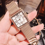 Guess Highline Off White Dial Rose Gold Stainless Steel Mesh Strap Watch For Women - W0826L3 Buy Now By Guess