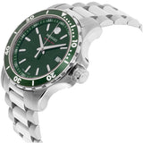 Movado Series 800 Green Dial Silver Steel Strap Watch For Men - 2600136 Buy Now By Movado