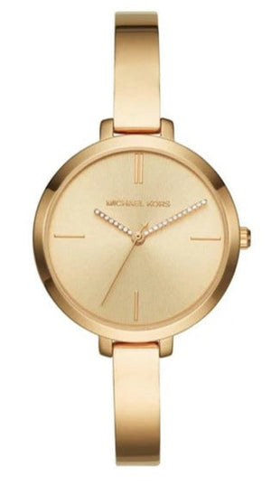 Michael Kors Jaryn Quartz Gold Dial Gold Steel Strap Watch For Women - MK3734 Buy Now By Michael Kors