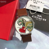 Coach Perry White Dial Brown Leather Strap Watch for Women - 14503514 Buy Now By Coach