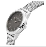 Calvin Klein Minimal Grey Dial Silver Mesh Bracelet Watch for Women - K3M23124 Buy Now By Calvin Klein