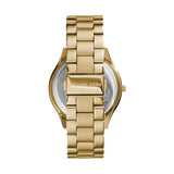 Michael Kors Slim Runway Gold Dial Gold Stainless Steel Strap Watch for Women - MK3179 Buy Now By Michael Kors
