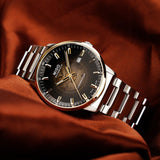 Mido Commander Automatic Gradient Black Dial Silver Steel Strap Watch For Men - M021.407.11.411.00 Buy Now By Mido