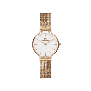 Daniel Wellington Petite Melrose White Dial Rose Gold Mesh Strap Watch For Women - DW00100305 Buy Now By Daniel Wellington