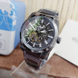 Fossil Everett Automatic Skeleton Grey Dial Grey Steel Strap Watch for Men - ME3206 Buy Now By Fossil