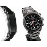 Burberry Sport Chronograph Black Dial Black Steel Strap Watch for Men - BU7703 Buy Now By Burberry