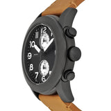 Marc Jacobs Larry Chronograph Black Dial Brown Leather Strap Watch for Men - MBM5053 Buy Now By Marc Jacobs