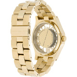 Marc Jacobs Henry Skeleton Gold Dial Gold Steel Strap Watch for Women - MBM3263 Buy Now By Marc Jacobs