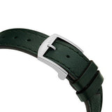 Gucci Grip Quartz Silver Dial Green Leather Strap Unisex Watch - YA157406 Buy Now By Gucci