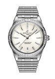 Breitling Chronomat Automatic 36 Diamonds White Dial Silver Steel Strap Watch for Women - A10380591A1A1 Buy Now By Breitling