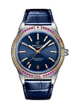 Breitling Chronomat Automatic 36 South Sea Blue Dial Blue Leather Strap Watch for Women - A10380611C1P1 Buy Now By Breitling