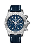 Breitling Avenger Chronograph 43 Blue Dial Blue Nylon Strap Watch for Men - A13385101C1X1 Buy Now By Breitling
