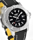Breitling Avenger Automatic 43mm Black Dial Black Nylon Strap Watch for Men - A17318101B1X2 Buy Now By Breitling