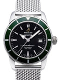 Breitling Superocean Heritage 42mm Chronograph Green Bezel Mens Watch - A1732136 Buy Now By Breitling