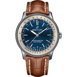 Breitling Navitimer Automatic 38mm Blue Dial Brown Leather Strap Mens Watch - A17325211C1P2 Buy Now By Breitling