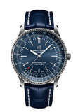 Breitling Navitimer Automatic 41 Blue Dial Blue Leather Strap Watch for Men - A17326161C1P3 Buy Now By Breitling