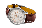 Breitling Navitimer Automatic 41 White Dial Brown Leather Strap Watch for Men - A17326211G1P2 Buy Now By Breitling