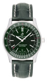 Breitling Navitimer Automatic 41mm Green Dial Green Leather Strap Watch for Men - A17326361L1P1 Buy Now By Breitling