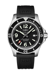 Breitling Superocean II 44mm Black Dial Black Rubber Strap Watch for Men - A17367D71B1S2 Buy Now By Breitling