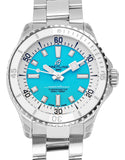 Breitling Superocean Automatic 36 Turquoise Dial Silver Steel Strap Watch for Men - A17377211C1A1 Buy Now By Breitling