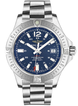 Breitling Colt Automatic 44mm Blue Dial Silver Steel Strap Mens Watch - A1738811/C906/173A Buy Now By Breitling