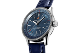 Breitling Navitimer Automatic 35 Blue Dial Blue Leather Strap Watch for Men - A17395161C1P1 Buy Now By Breitling