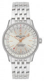 Breitling Navitimer Automatic 35 White Dial Silver Steel Strap Watch for Men - A17395F41G1A1 Buy Now By Breitling
