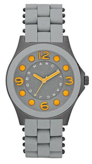 Marc Jacobs Pelly Grey Dial Grey Silicone Strap Watch for Women - MBM2589 Buy Now By Marc Jacobs