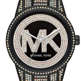 Michael Kors Ritz Crystals Black Dial Two Tone Steel Strap Watch for Women - MK6733 Buy Now By Michael Kors
