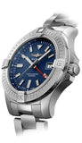 Breitling Avenger Automatic GMT 45 Blue Dial Silver Steel Strap Watch for Men - A32395101C1A1 Buy Now By Breitling