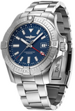 Breitling Avenger Automatic GMT 45 Blue Dial Silver Steel Strap Watch for Men - A32395101C1A1 Buy Now By Breitling