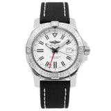 Breitling Avenger Automatic GMT 43 White Dial Black Nylon Strap Watch for Men - A32397101A1X1 Buy Now By Breitling