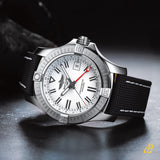 Breitling Avenger Automatic GMT 43 White Dial Black Nylon Strap Watch for Men - A32397101A1X1 Buy Now By Breitling