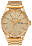 Nixon Sentry Gold Dial Gold Steel Strap Watch for Men - A356-502